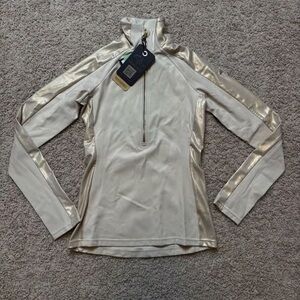 Goldbergh Cream Zip-Up Jacket